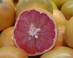 Pink grapefruit